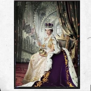 Queen Elizabeth II Art Print 11x8.5 Premium Quality